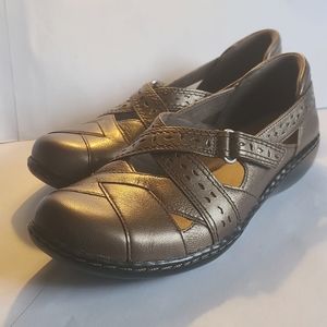 Clarks Women's Ashland Spin Q Loafer, Pewter, 7.5 M